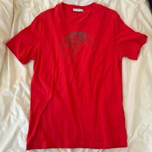 Versace Collection Red Medusa Logo T-Shirt Medium